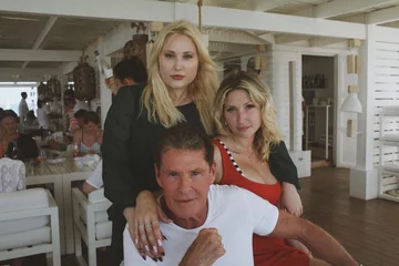 Hayley Hasselhoff, Taylor Ann Hasselhoff i David Hasselhoff 