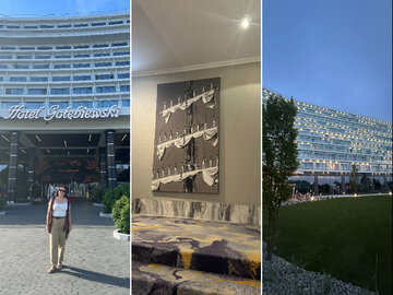 Hotel Gołębiewski niczym prom