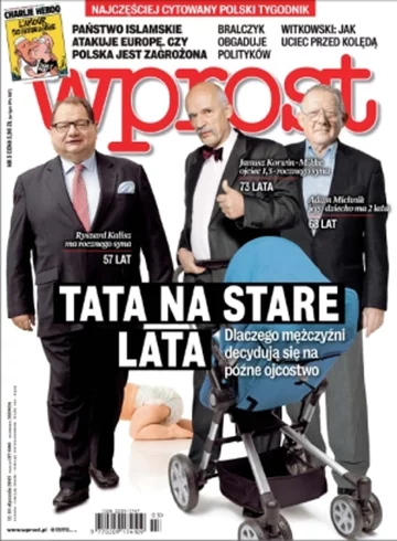 Okładka tygodnika Wprost nr 3/2015 (1662)