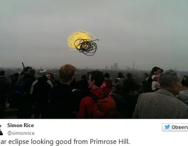 Miniatura: Zamiast zaćmienia – chmury....