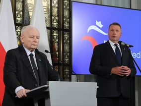 Miniatura: Gorąco na konferencji PiS. Pytanie TVN...