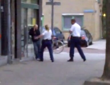 Miniatura: Holenderscy policjanci pobili Polaka (wideo)