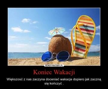 Zbliża się koniec wakacji. Internauci tworzą memy 