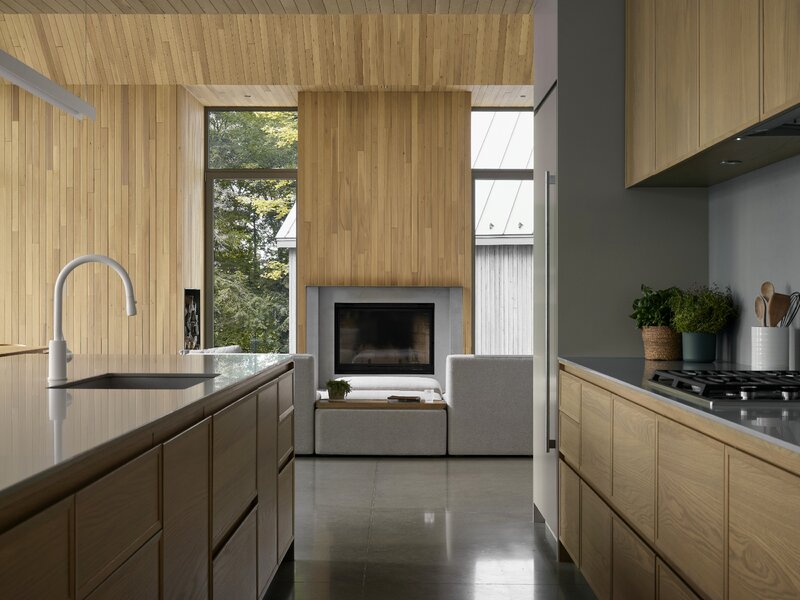 Minimalistyczny dom na klifie, projekt Matière Première Architecture