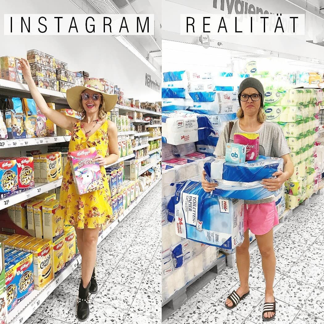 Instagram vs. rzeczywistość 