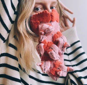 Maski zrobione przez Ýrúrarí Jóhannsdóttir 