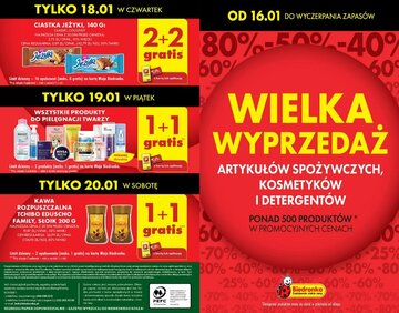 Kawa i&nbsp;kosmetyki w&nbsp;Biedronce