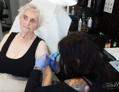 Miniatura: 83-latka zrobiła sobie tatuaż w...