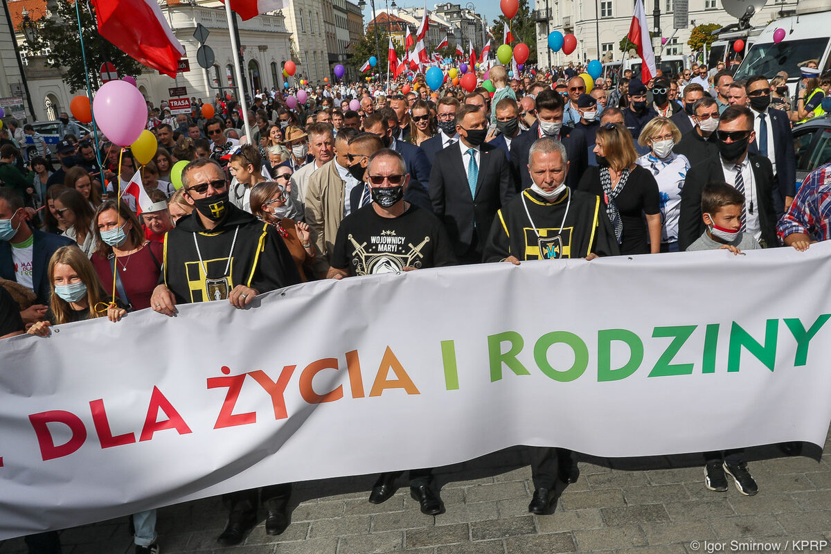 Andrzej Duda na Marszu dla Życia i Rodziny 