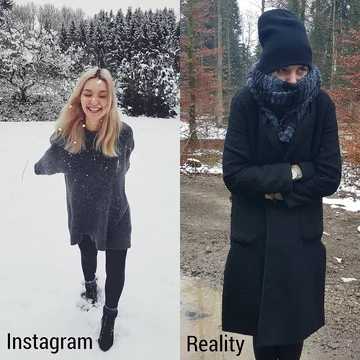 Instagram kontra rzeczywistość 