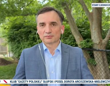 Miniatura: Zbigniew Ziobro jest w USA. Polityk PiS...