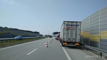 Pijany kierowca ciężarówki miał prawie 6 promili we krwi 