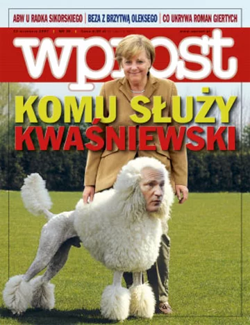 Okładka tygodnika Wprost nr 38/2007 (1291)