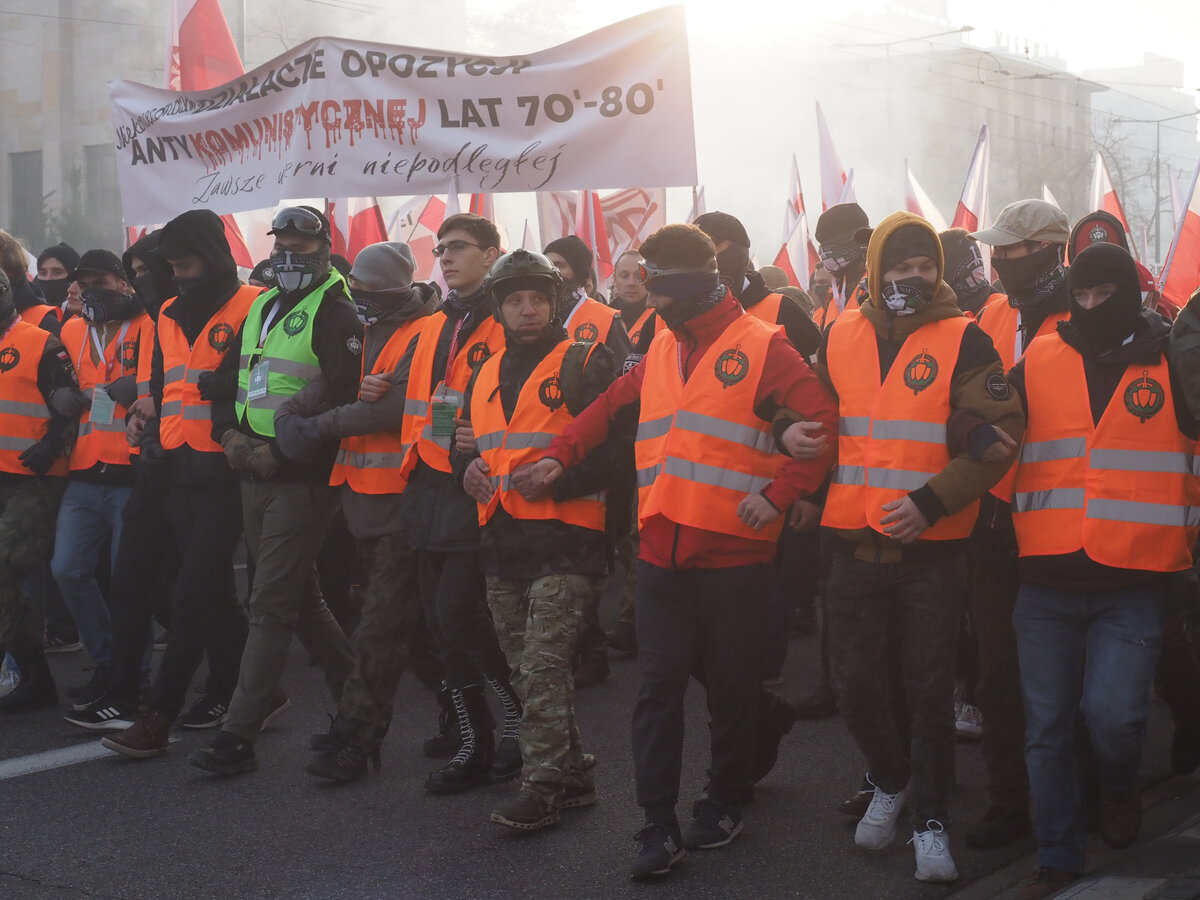 Marsz Niepodległości 2021 w Warszawie 