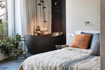 Apartament z tarasem na dachu, projekt Joanna Kuczyńska 