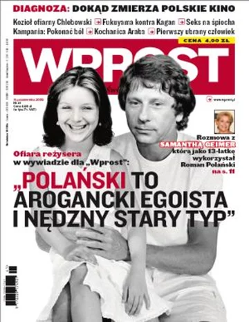 Okładka tygodnika Wprost nr 41/2009 (1394)