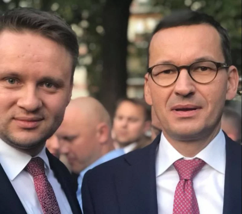 Robert Anacki z premierem Mateuszem Morawieckim