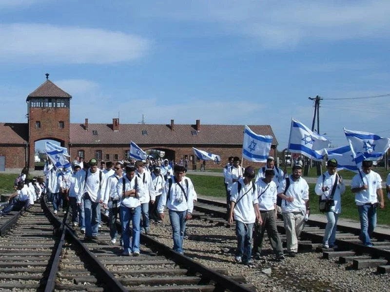 Uczestnicy Marszu Żywych w 2007 roku