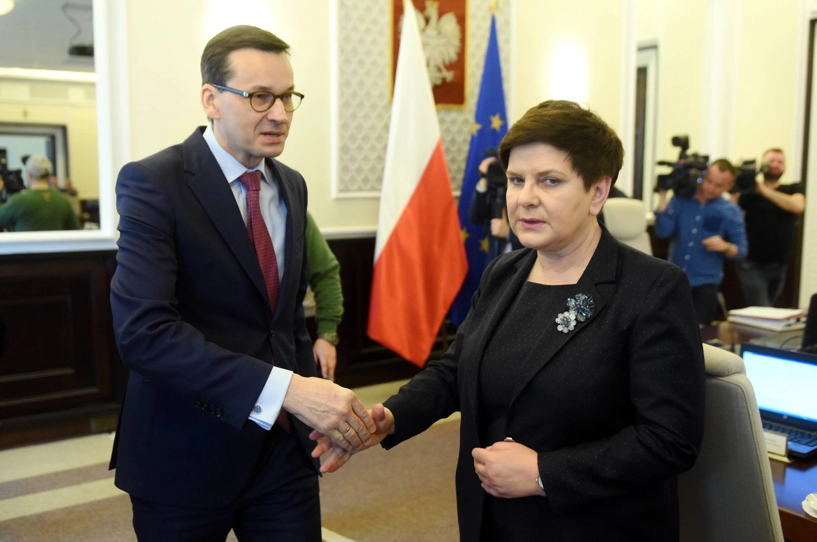 Mateusz Morawiecki i Beata Szydło