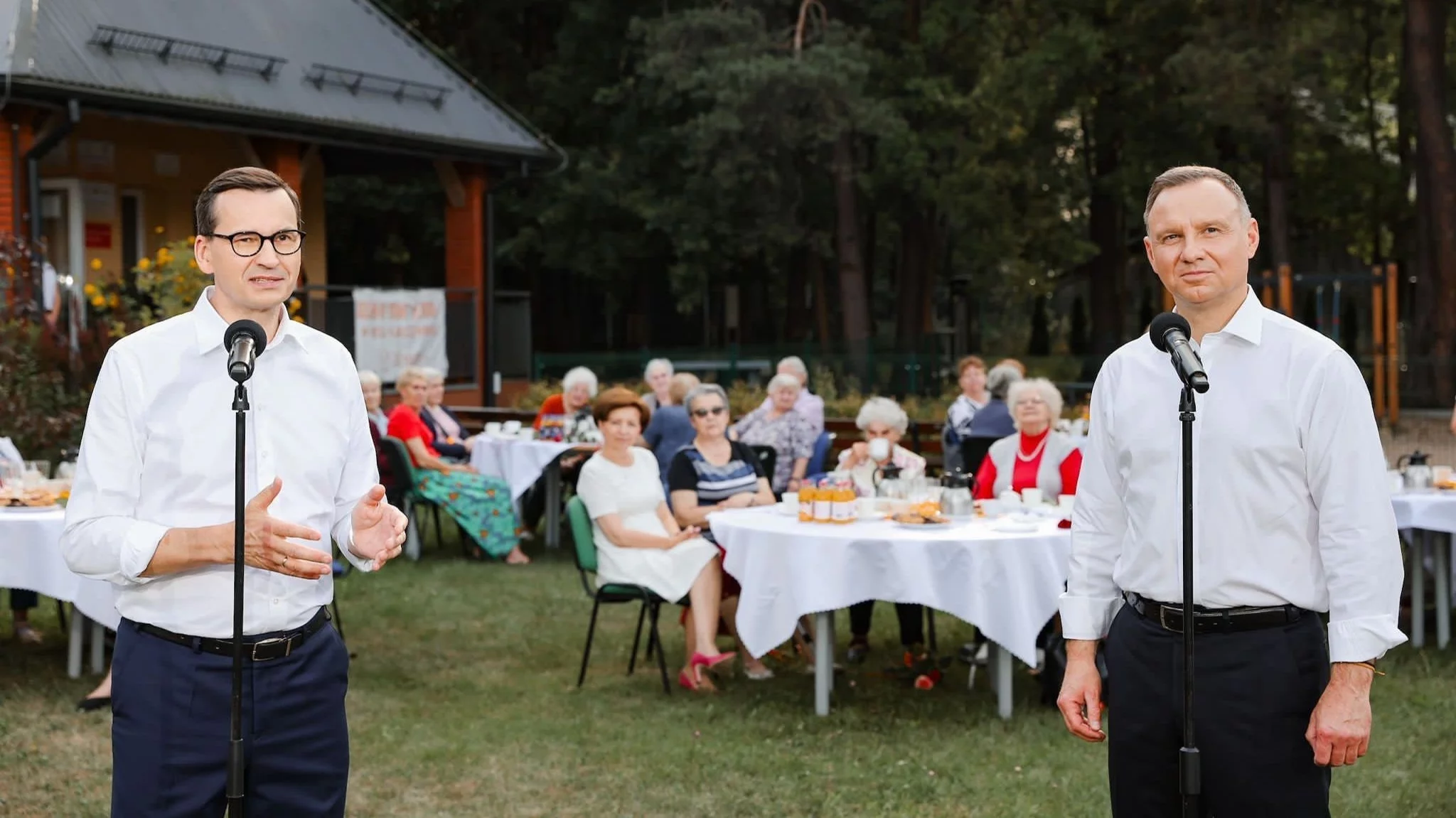 Mateusz Morawiecki i Andrzej Duda