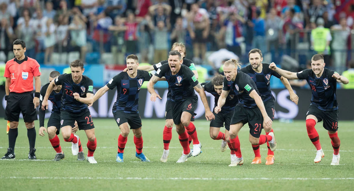 Radość Chorwatów po awansie do ćwierćfinału MŚ