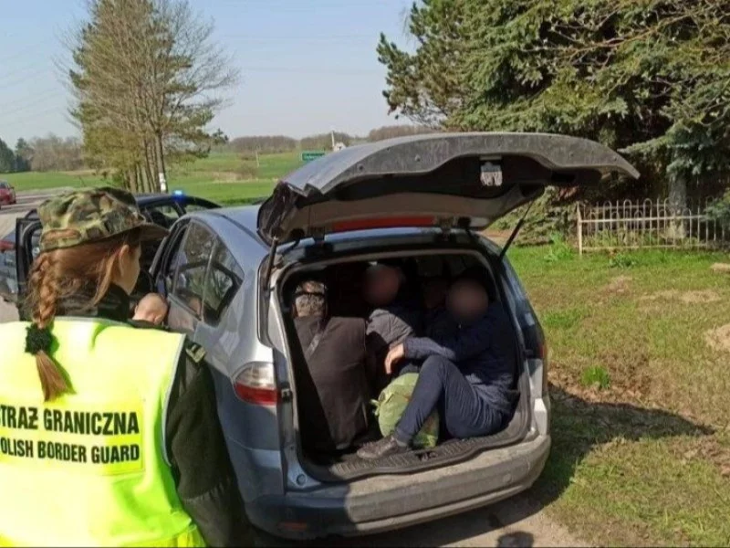 Kontrola Straży Granicznej w Szypliszkach