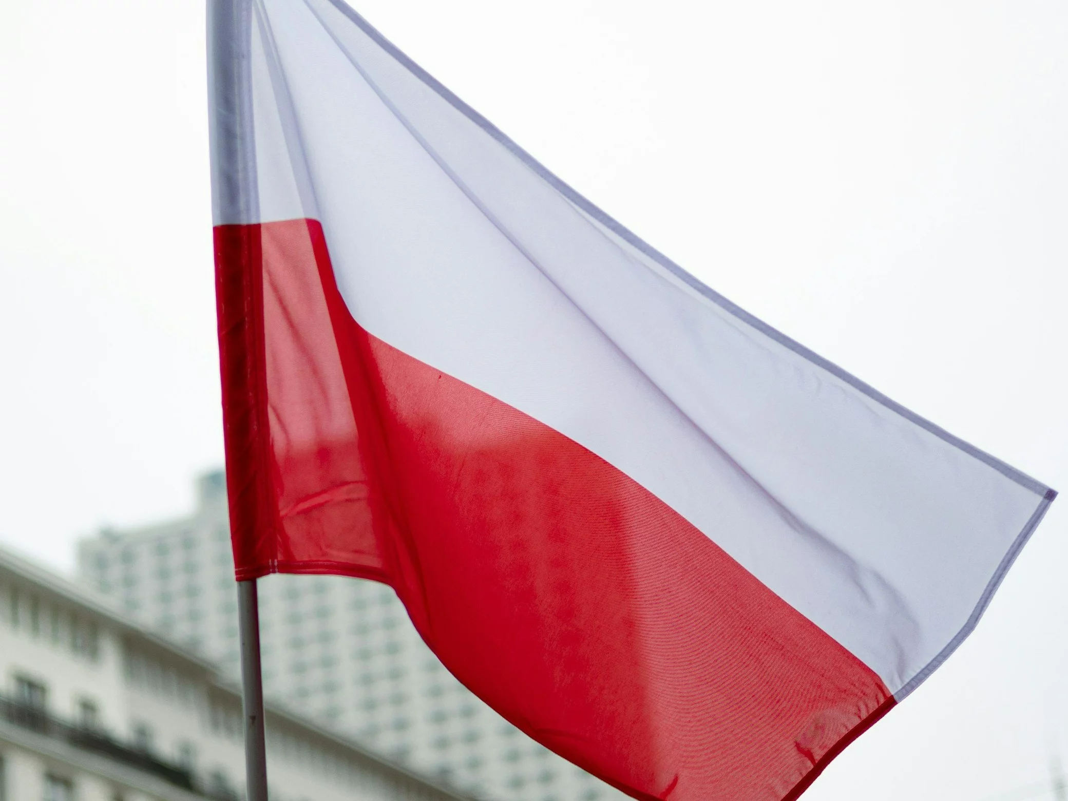 Flaga Polski, zdjęcie ilustracyjne