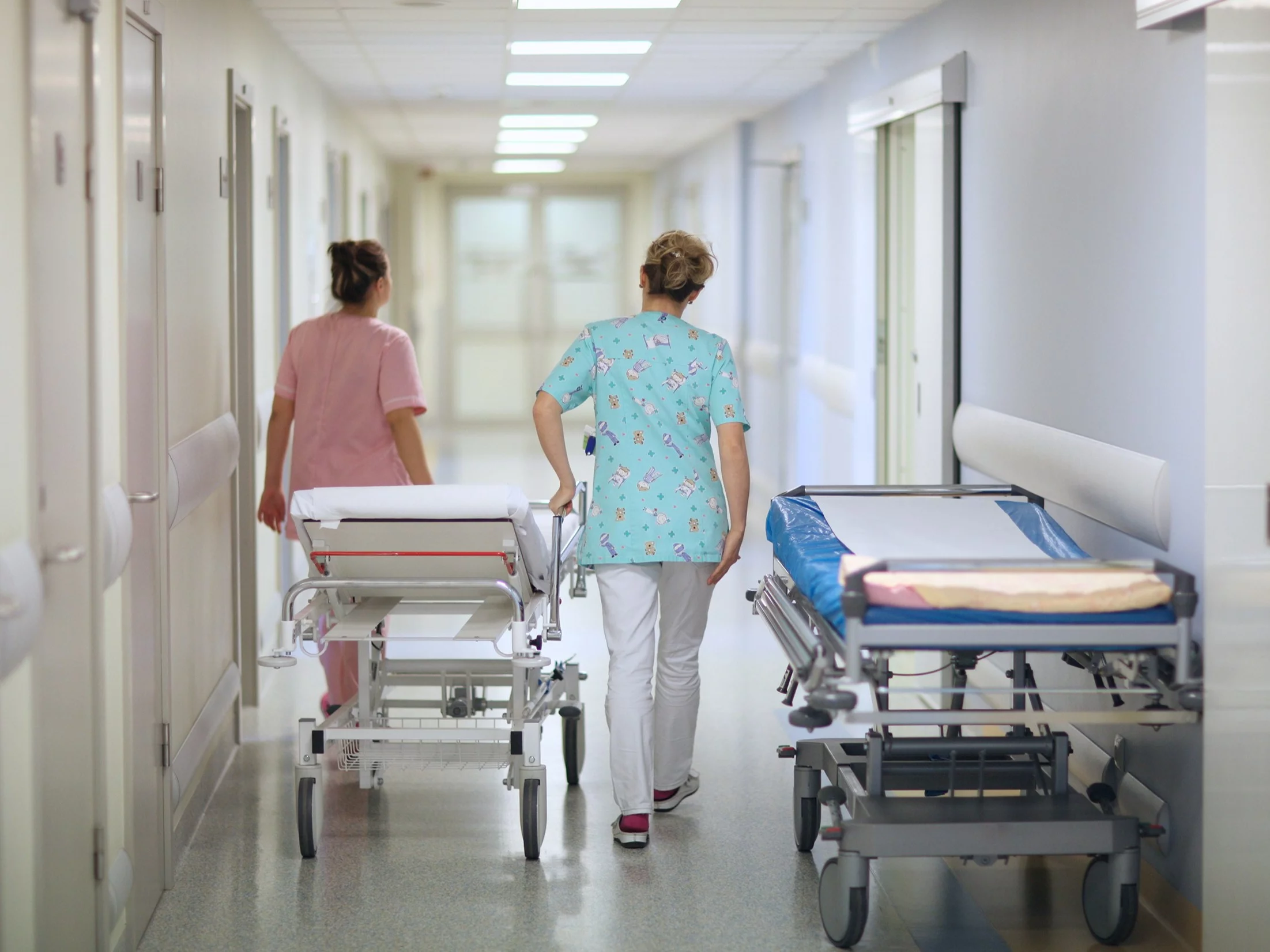 Pielęgniarki w szpitalu