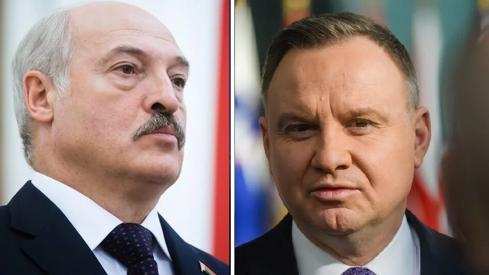 Aleksand Łukaszenka i Andrzej Duda