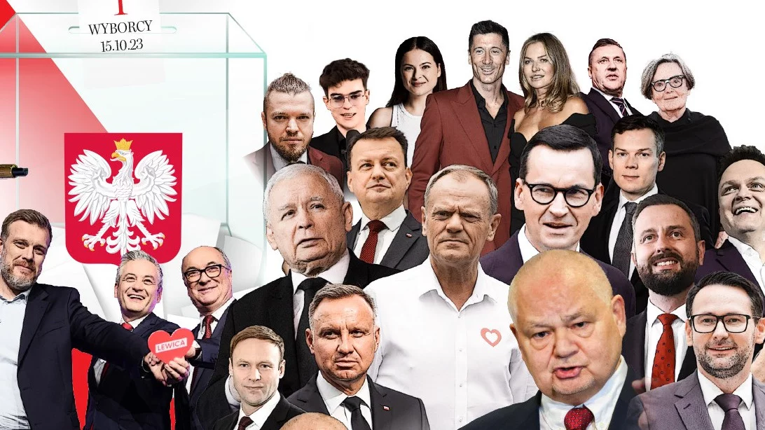 Okładka „Wprost” 46/2023, grafika: Karol Kinal