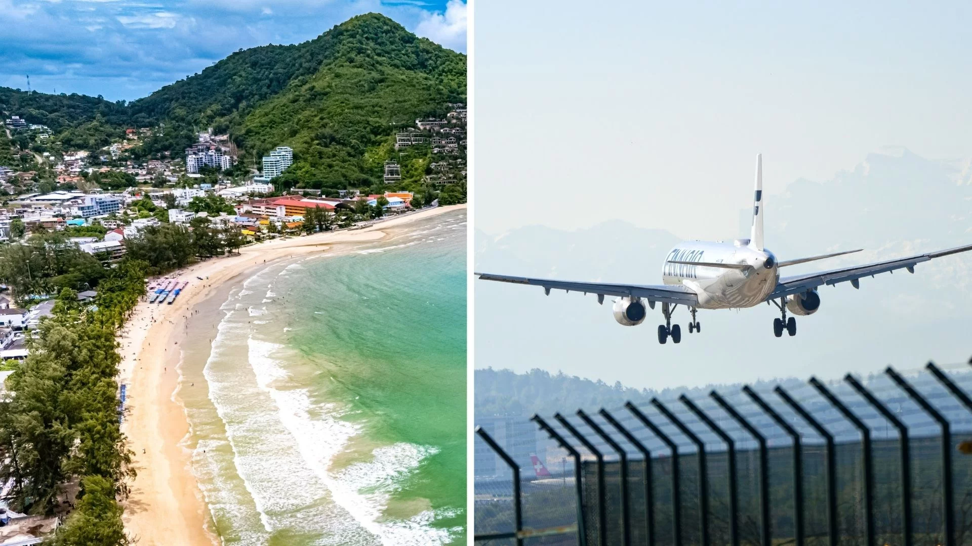 Samolot Finnair i Phuket w Tajlandii
