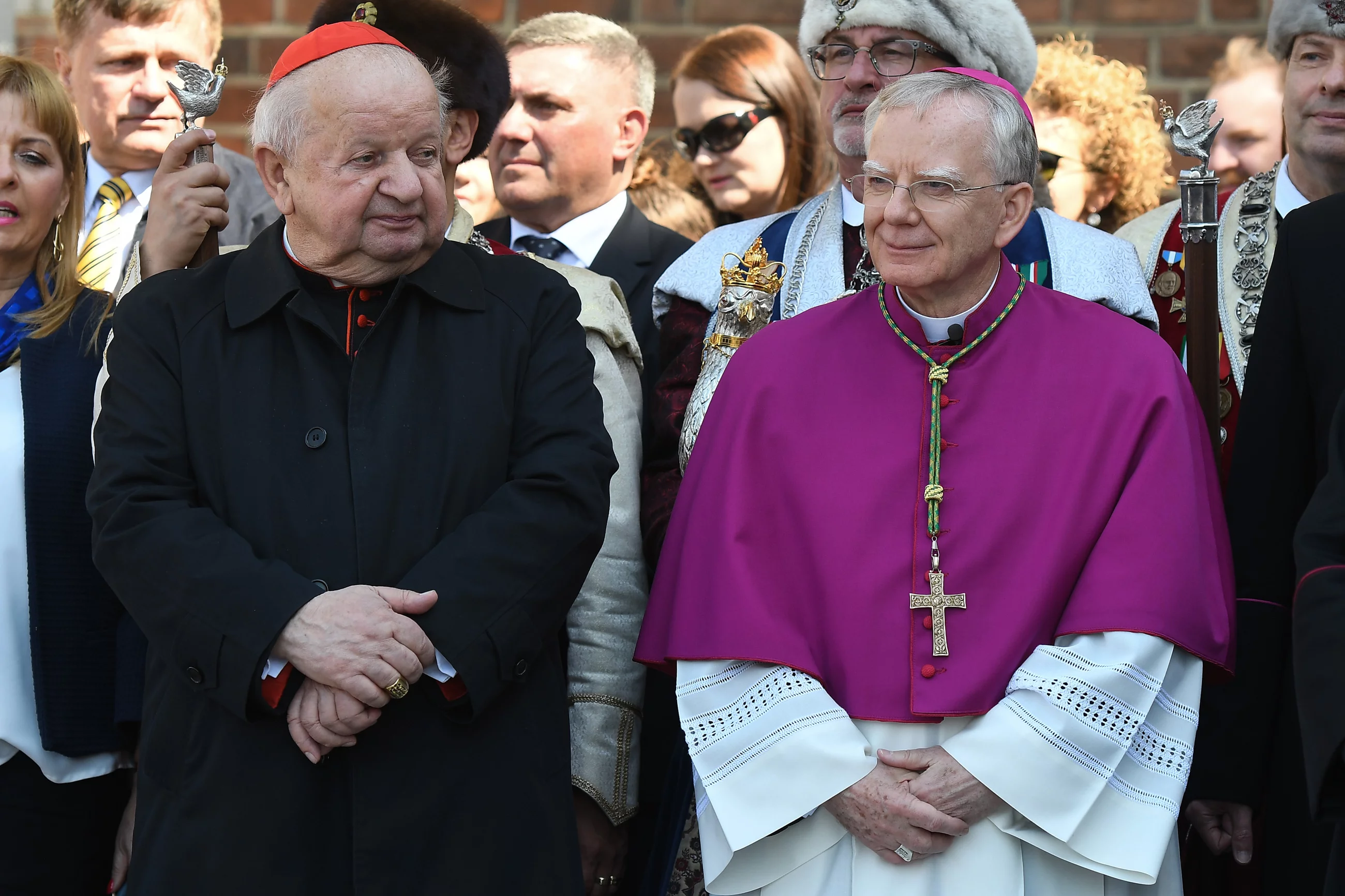 Od lewej: kard Stanisław Dziwisz i abp Marek Jędraszewski