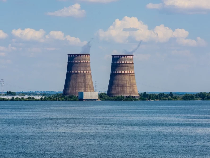 Elektrownia atomowa w Zaporożu na południu Ukrainy.