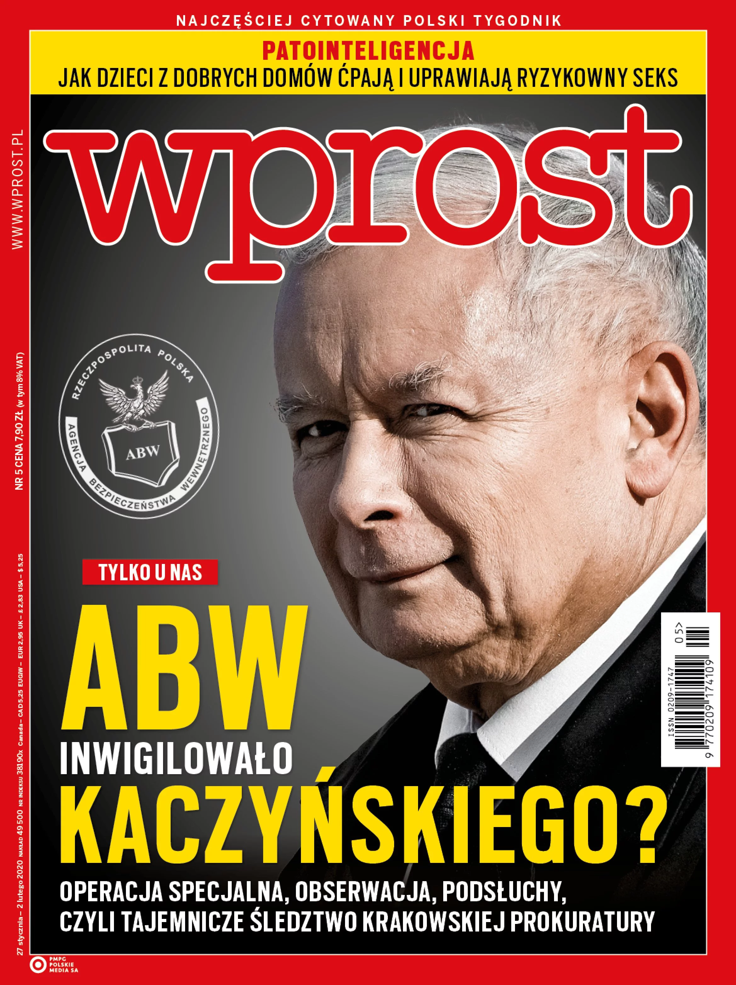 Tygodnik WPROST 5/2020 - Okładka