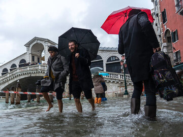 Acqua alta, czyli wielka woda w Wenecji