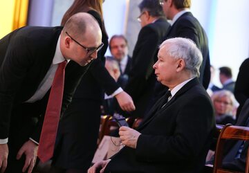 Adam Bielan i Jarosław Kaczyński