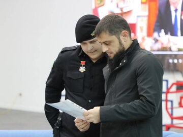 Adam Kadyrow i Achmet Dudajew