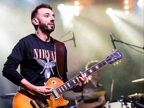 Adam Konkol z zespołu Łzy