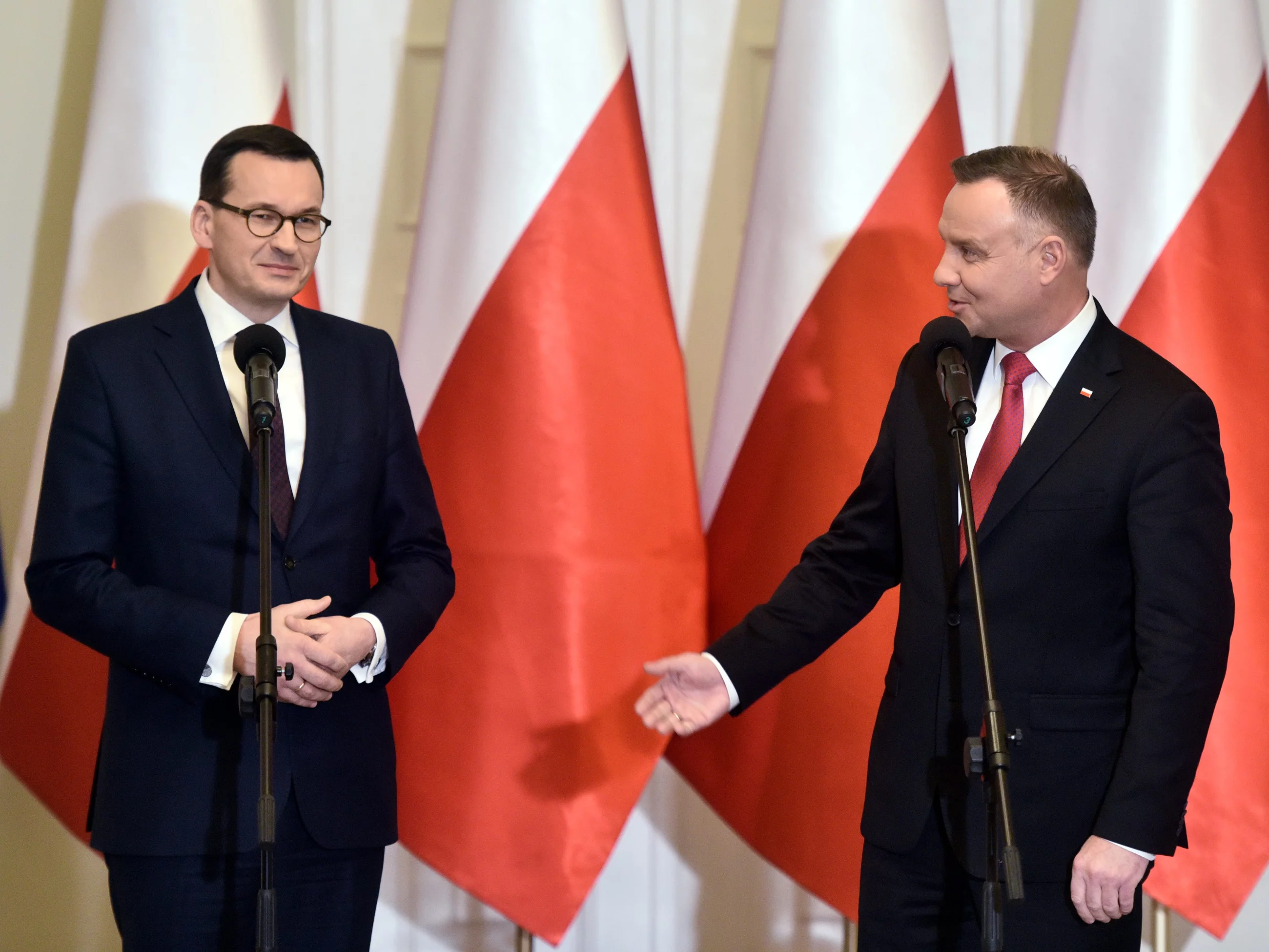 Mateusz Morawiecki i Andrzej Duda