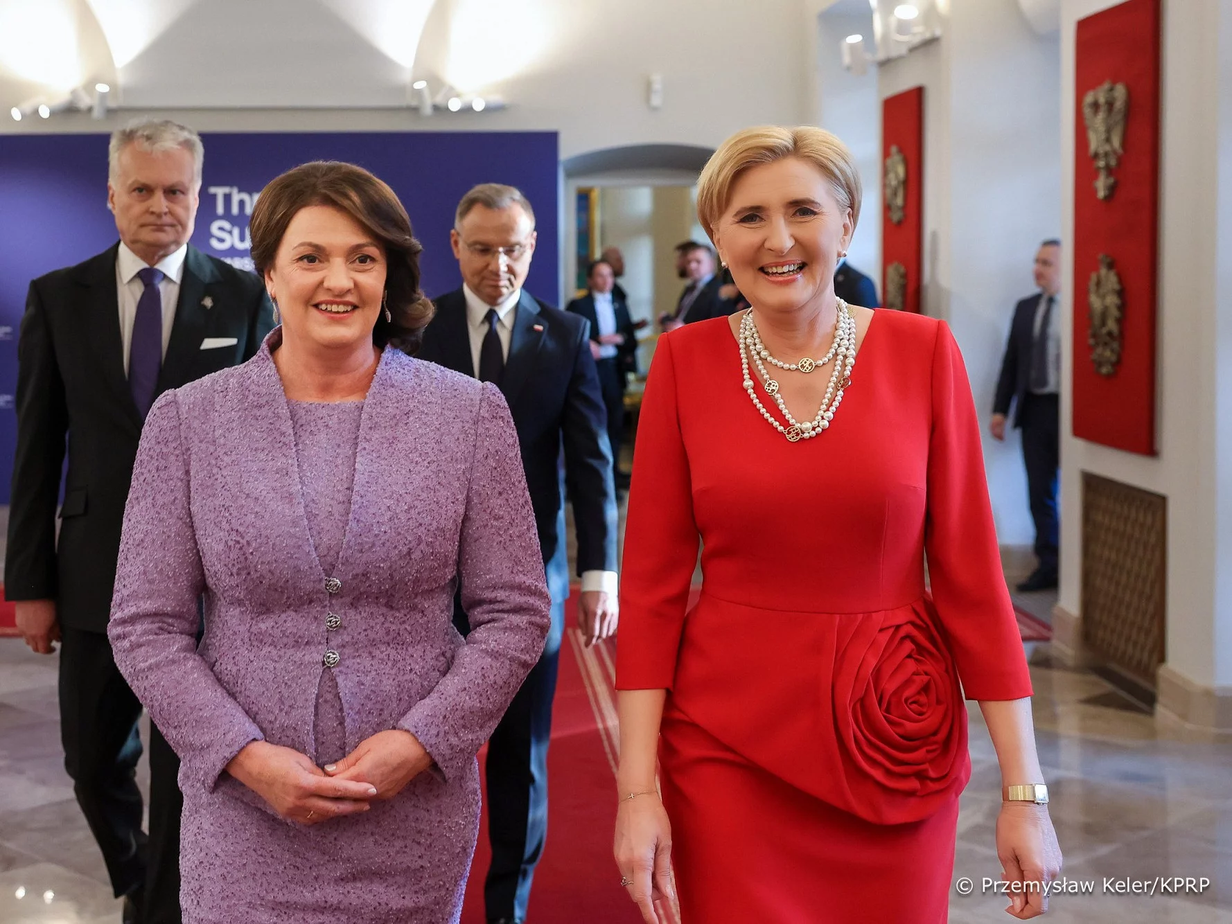 Agata Kornhauser-Duda podczas 10. Szczytu Inicjatywy Trójmorza