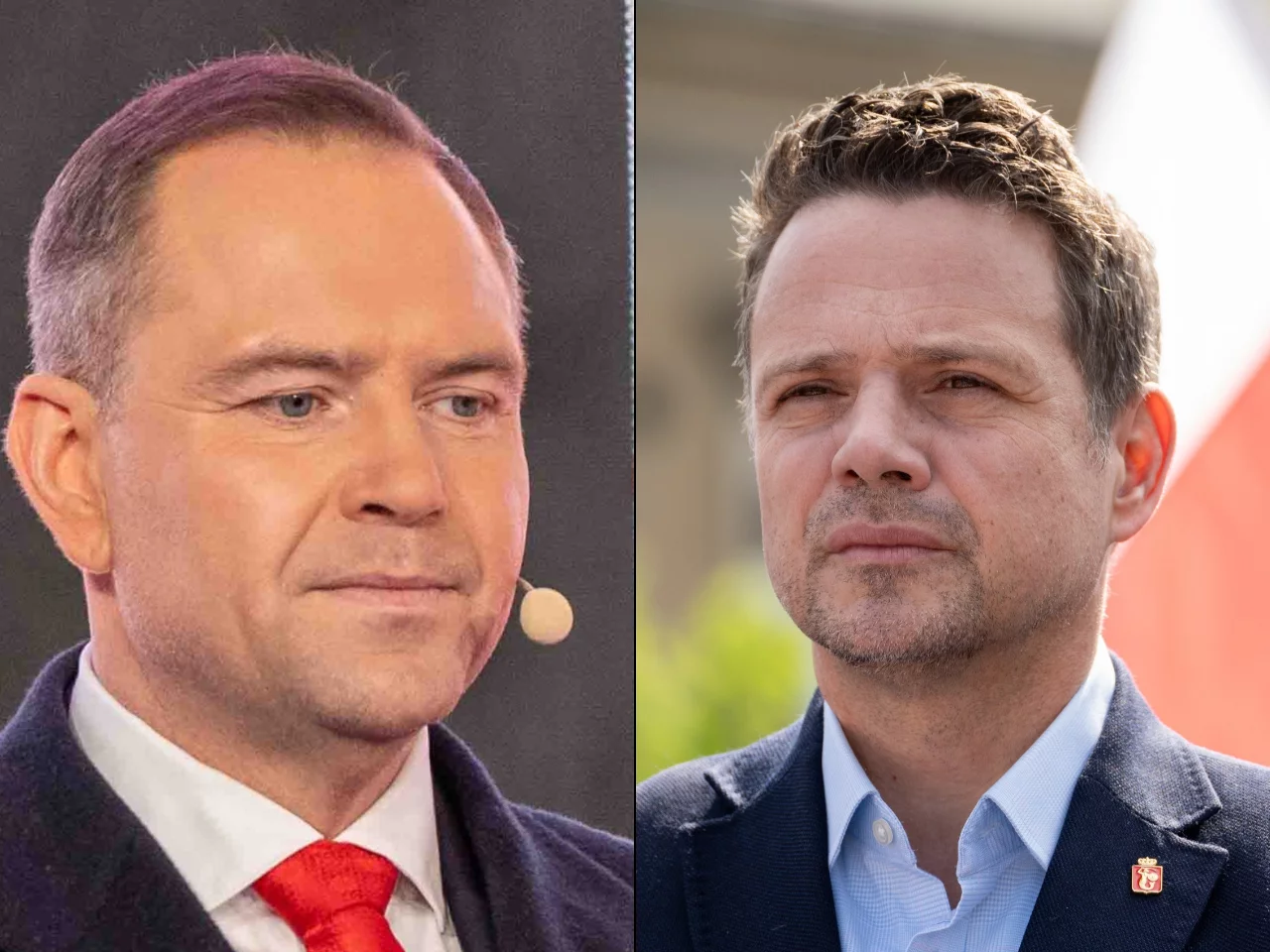 Karol Nawrocki i Rafał Trzaskowski