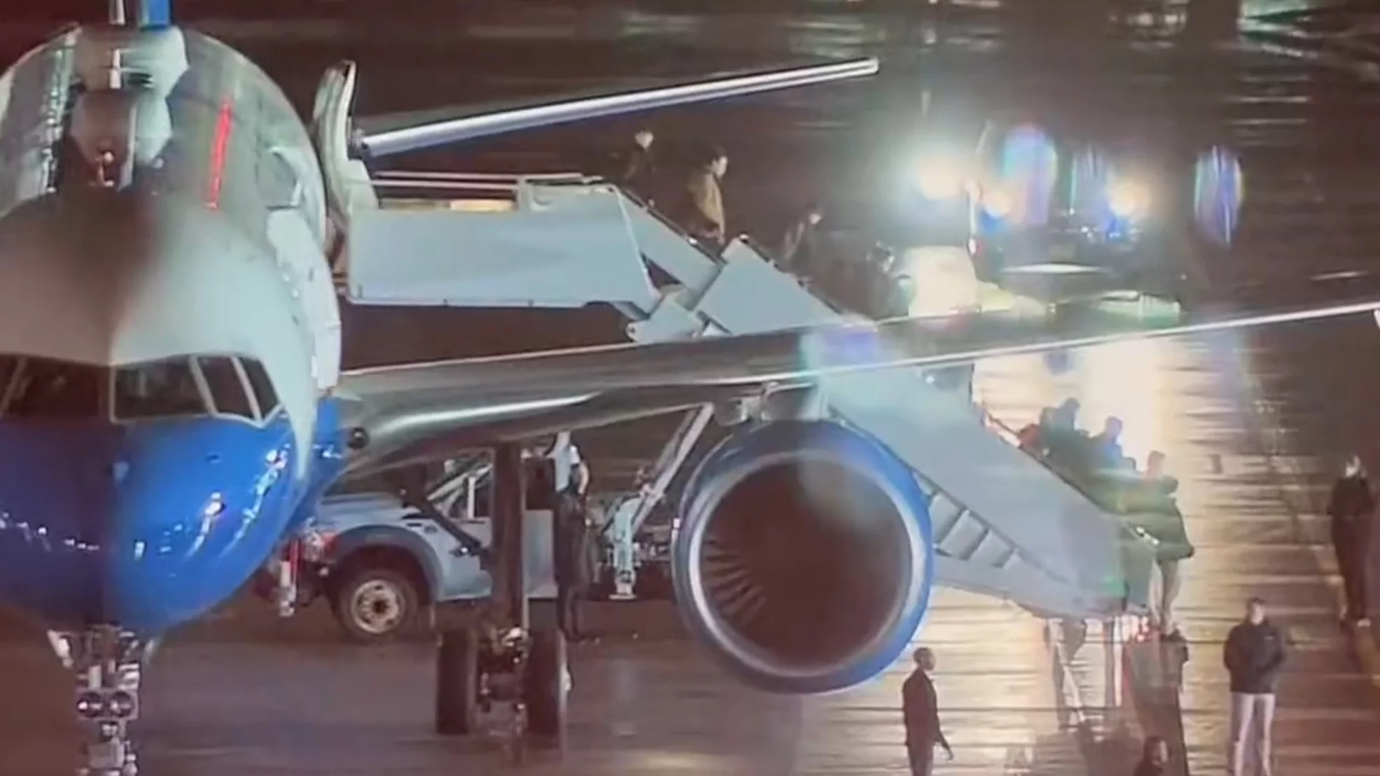 Air Force One na warszawskim lotnisku