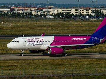 Airbus A320 linii Wizz Air w Tuluzie