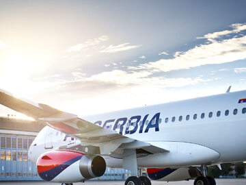 AirSerbia ograniczy liczbę lotów do Rosji