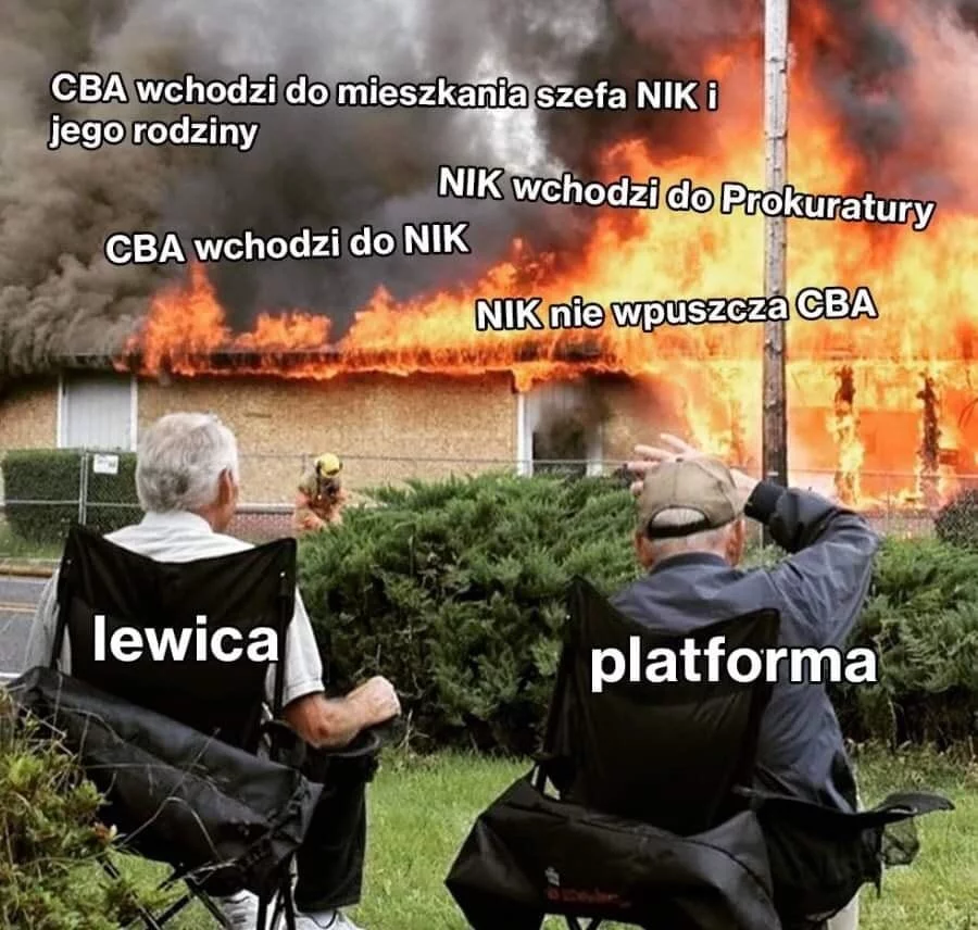 Mem po akcji CBA w sprawie Mariana Banasia