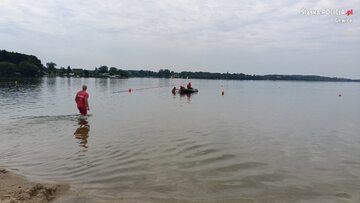 Akcja poszukiwawcza na jeziorze