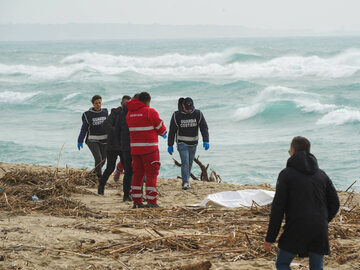 Akcja ratunkowa w Steccato di Cutro