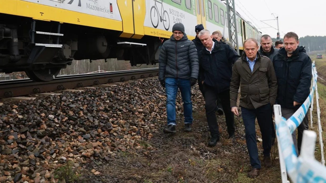 Generał o miejscu aktu dywersji na torach. „Na 100 proc. katastrofa i duże straty wśród ludzi”