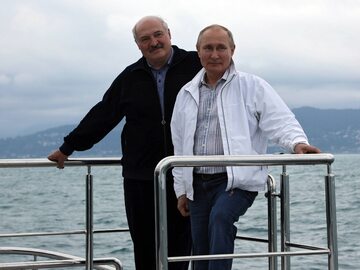 Alaksandr Łukaszenka i Władimir Putin