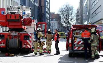 Alarm bombowy w Brukseli